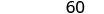 The number '60' is displayed in a sans-serif font against a plain white background.