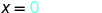The expression 'X = Q' is displayed on a white background. 'X' is black, and 'Q' is a light blue, stylized circle with a vertical line through its center.
