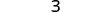 The numeral three, shown in a simple, grey font against a plain white background.