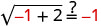 Adding two to imaginary problems and still questioning if the result is negative. A complex math conundrum!