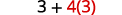 The image shows a mathematical expression