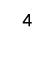 The digit 4 is clearly displayed on a plain white background.