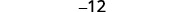 The image displays the number -12.