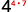 A numerical display showing '4.9' with the number '4' in black and larger, and '.9' in a smaller, reddish hue. It resembles a rating or a specific value.