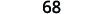 The number 68 is prominently displayed in black text against a stark white background.