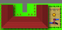 An odd-shaped figure is given. 3 sides of a rectangle are attached to the right side of the figure.
