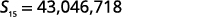 S_15 = 43,046,718