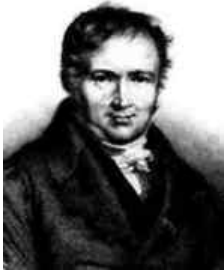 Engraved black-and-white portrait of the French mathematician Siméon Poisson, an older man with curly hair wearing a dark nineteenth-century coat and cravat.