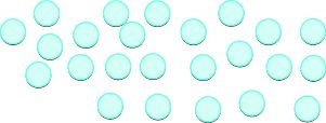 An image of 24 counters placed randomly.