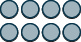 The image uses circles to demonstrate the multiplication problem of 2 × 4.