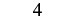 The number four.