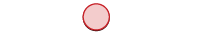 A single, plain light pink or pale red circle with a darker red outline is centered against a pristine white background. The simple, minimalist design highlights the single geometric shape.