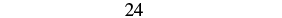The number 24 is displayed in black text on a white background.