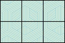 A rectangle is shown. It has 3 squares across and 2 squares down, a total of 6 squares.