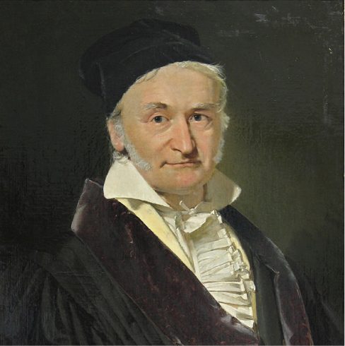 Photograph of Karl Friedrich Gauss.